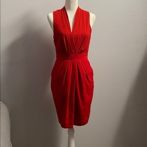 H&M- Red Sleeveless dress